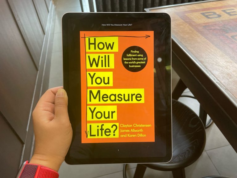 How Will You Measure Your Life book title